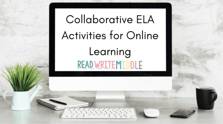 Collaborative ELA Activities for Online Learning - Read Write Middle