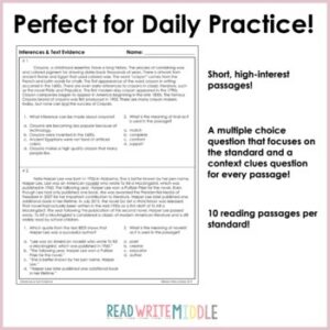 Informational Text Reading Comprehension Passages Bundle – Read Write ...